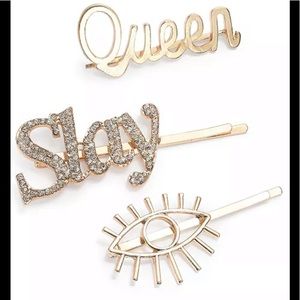 NEW - Thalia Sodi Gold-Tone 3-Pc Bobby Pins